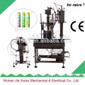 semi automatic all purpose foam cleaner filling machine